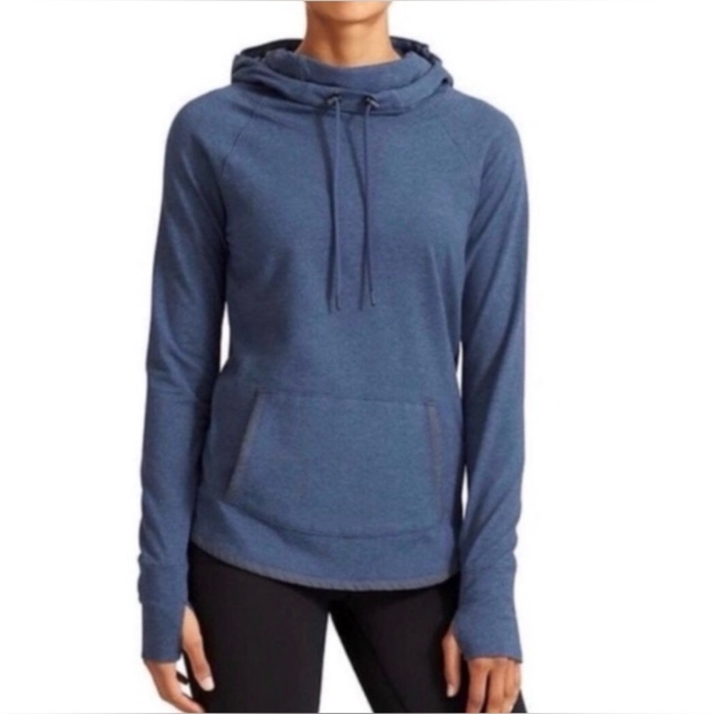 Athleta Navy Sentry Hooded Sweatshirt